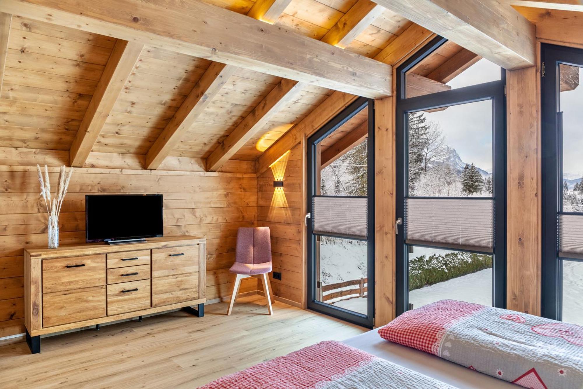 Chalet Aus Holz Garmisch-Partenkirchen Buitenkant foto