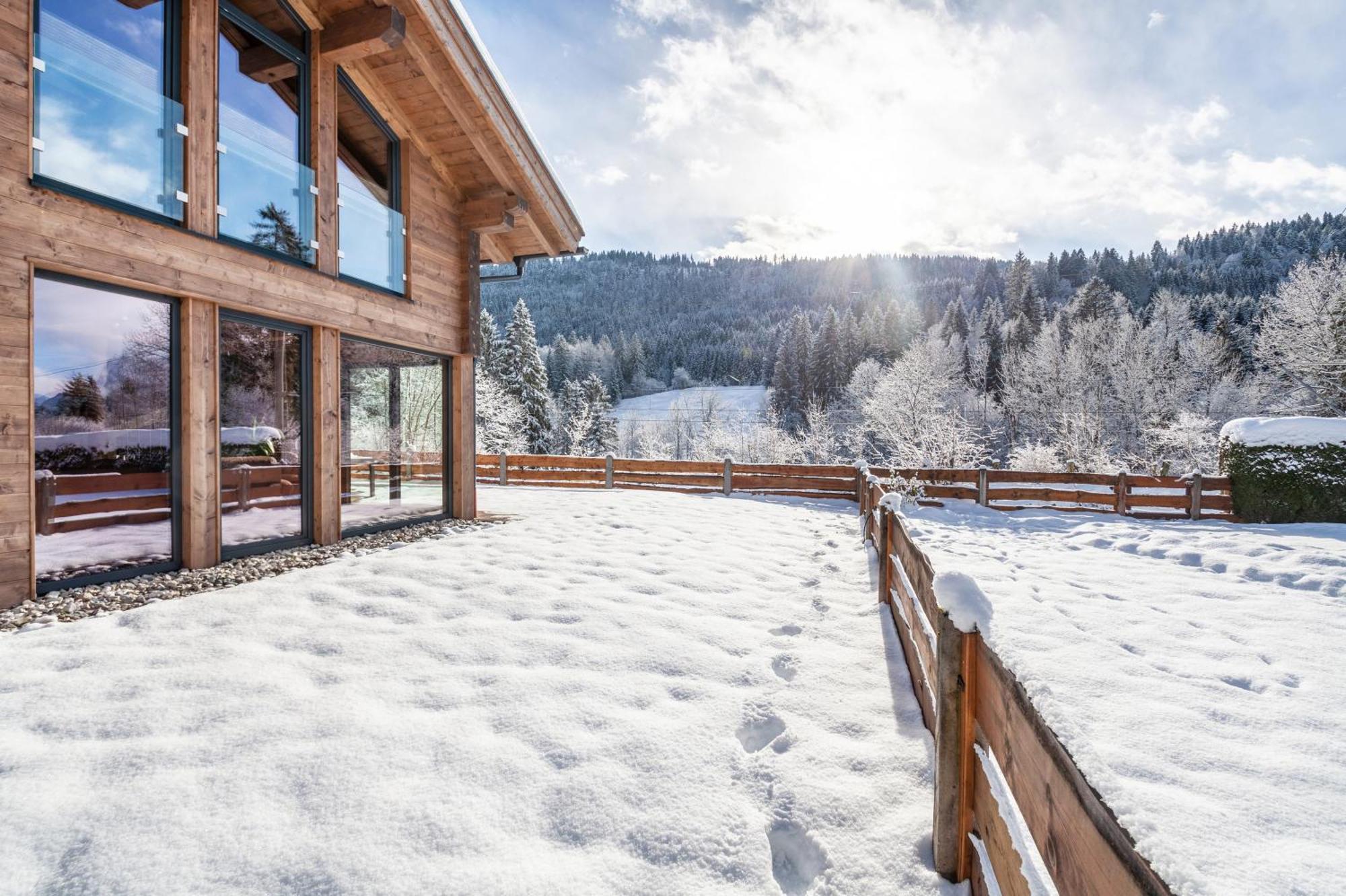 Chalet Aus Holz Garmisch-Partenkirchen Buitenkant foto